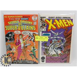 2 GIANT SIZE X-MEN ORIGIN VILLAINS