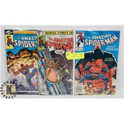3 COLLECTOR SPIDERMAN COMICS