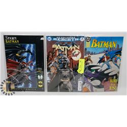 3 BATMAN COLLECTOR COMICS