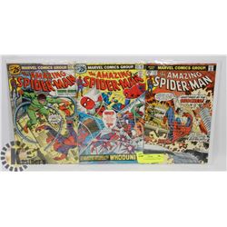 3 COLLECTOR SPIDERMAN COMICS