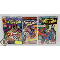 3 COLLECTOR SPIDERMAN COMICS