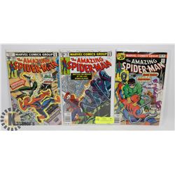 3 COLLECTOR SPIDERMAN COMICS