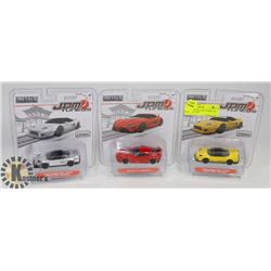 LOT OF 3 SEALED JDM TUNERS 1/24 SCALE DIE CAST
