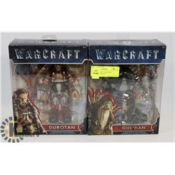 LOT OF 2 SEALED WARCRAFT FIGURES GUL'DAN &