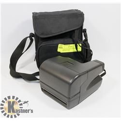 VINTAGE POLAROID CAMERA WITH CARRYING CASE