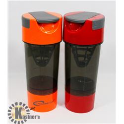 LOT OF 2 CYCLONE CUP RED & ORANGE