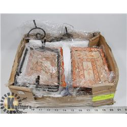 SET OF 3 SERVER BOWLS WITH STAND