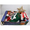 Image 1 : LOT OF ASSORTED CHRISTMAS ORNAMENTS AND