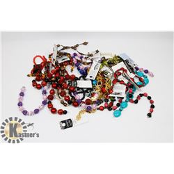 BOX FULL OF ASSORTED NEW BEADS