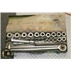 Image 1 : 21 PIECE 3/4 INCH SOCKET WRENCH SET