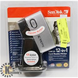 SEALED SANDISK CARD READER/WRITER