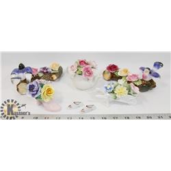 VINTAGE BOUQUETS BONE CHINA VANITY