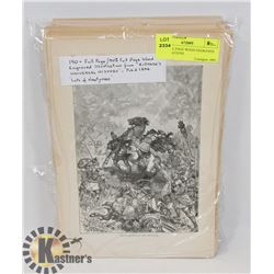 150+ FULL PAGE WOOD ENGRAVED ILLUSTRATIONS