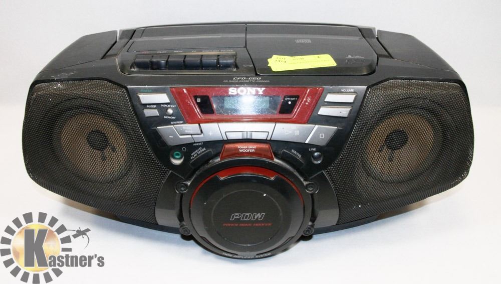 SONY PORTABLE RADIO/CD PLAYER