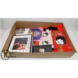 FLAT OF ASSORTED BETTY BOOP MERCHANDISE