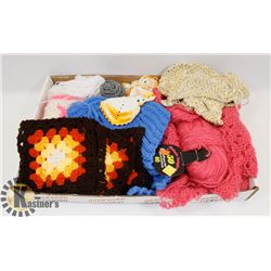 ASSORTED KNITTED BEGINNINGS