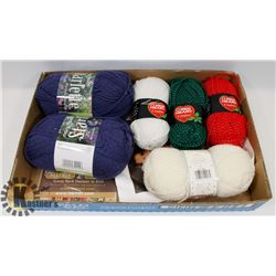 ACRYLIC BLENDS YARN FLAT