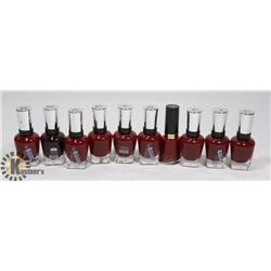BAG OF ASSORTED NAIL POLISH