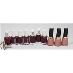 BAG OF ASSORTED NAIL POLISH
