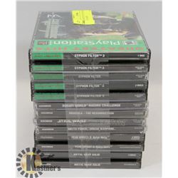 9 ASSORTED PLAYSTATION ONE VIDEO GAMES