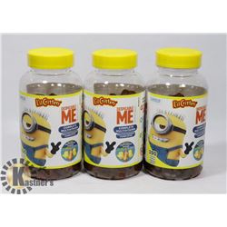 LOT OF 3 BOTTLES 190 DESPICABLE ME COMPLETE