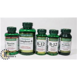 BAG OF ASST NATURES BOUNTY VITAMINS