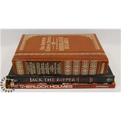 FLAT OF SHERLOCK HOLMES BOOKS AND JACK THE RIPPER