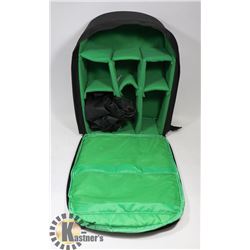 G-RAPHY CAMERA BAG WITH  BACKPACK-GREEN WITH