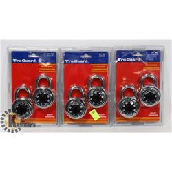 BUNDLE OF COMBINATION LOCKS