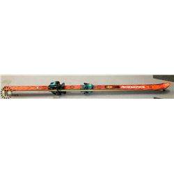 HEADS 190 SKIS WITH TYROLIA BINDINGS.
