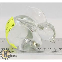 HAND BLOWN GLASS RABBIT