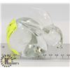 Image 1 : HAND BLOWN GLASS RABBIT