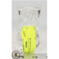 HAND BLOWN GLASS OWL