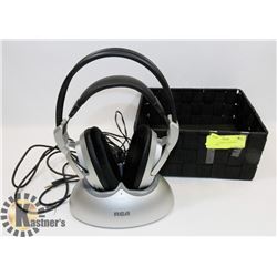 PAIR OF RCA RECHARGEABLE EARPHONES