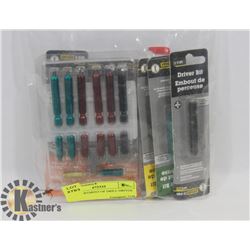 LG. ASSORTMENT OF DRILL DRIVER BITS