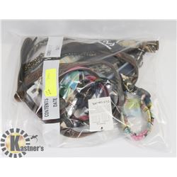 BAG OF DOG LEASHES AND/OR COLLARS