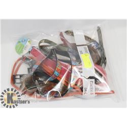 BAG OF DOG LEASHES AND/OR COLLARS