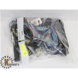 BAG OF DOG LEASHES AND/OR COLLARS