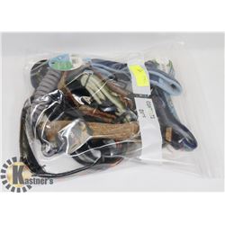 BAG OF DOG LEASHES AND/OR COLLARS