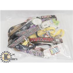 BAG OF DOG LEASHES AND/OR COLLARS