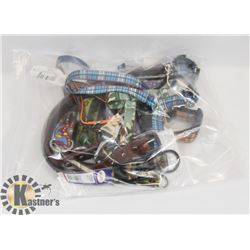 BAG OF DOG LEASHES AND/OR COLLARS