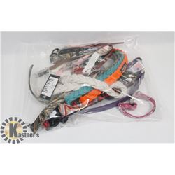 BAG OF DOG LEASHES AND/OR COLLARS
