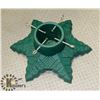 Image 1 : GREEN CHRISTMAS TREE STAND - HEAVY DUTY