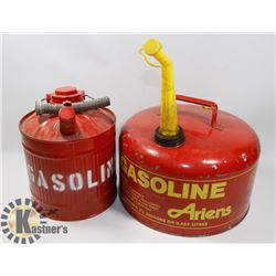 PAIR OF VINTAGE GAS CANS