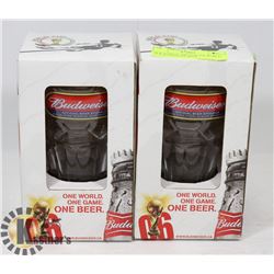 NEW PAIR OF 2006 SOCCER WORLD CUP BUDWEISER BEER