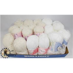 BAG OF ASSORTED YARN