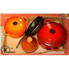 Image 1 : LE CREUSET DUTCH OVEN AND CAST IRON PANS
