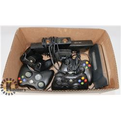 BOX W/3 BLACK CORDLESS XBOX