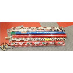LARGE LOT OF ASSORTED CHRISTMAS WRAPPING PAPER