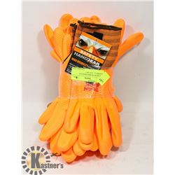 TOUGH DUCK PRECISION FIT GLOVES -L-  LOT OF 5